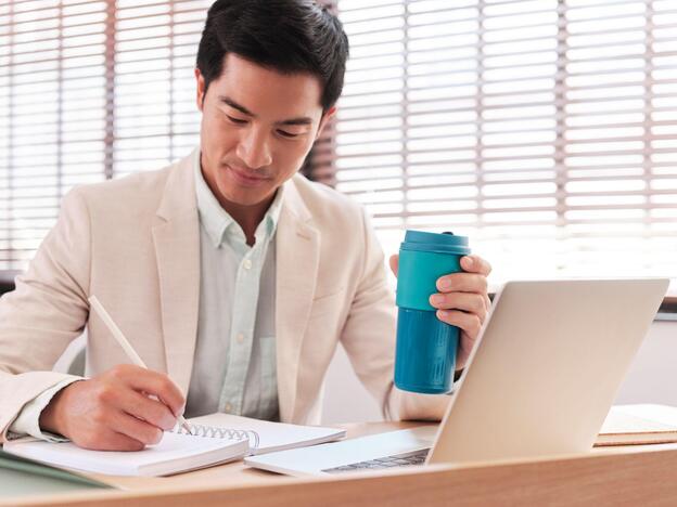 Tupperware Eco+ Mug to go - blau 