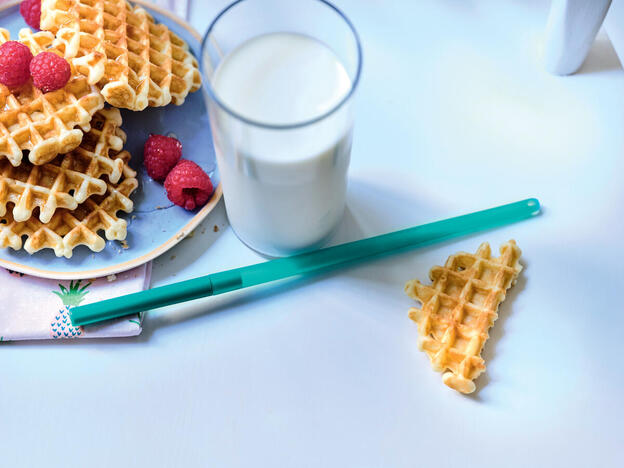 Tupperware Paille Eco+ (2) 2 wiederverwendbare Trinkhalme im Set