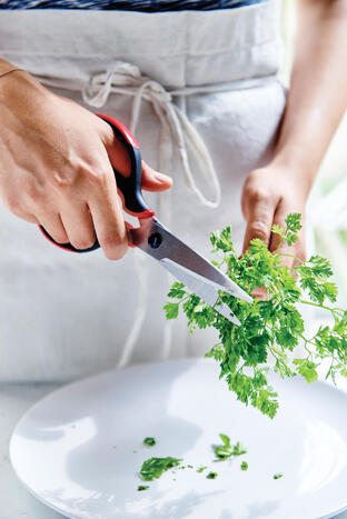 Tupperware Forbici da cucina Schere mit gummierten, ergonomischen Griffen