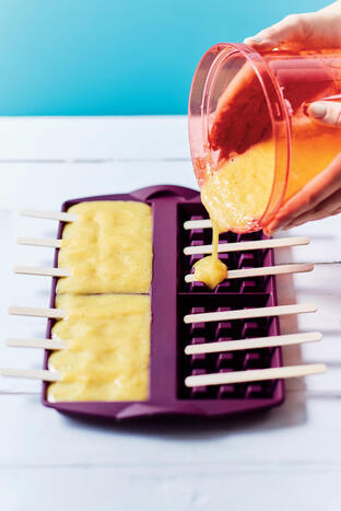 Tupperware Stampo per cialde in silicone Mangoeis aus der Silikonform Waffel