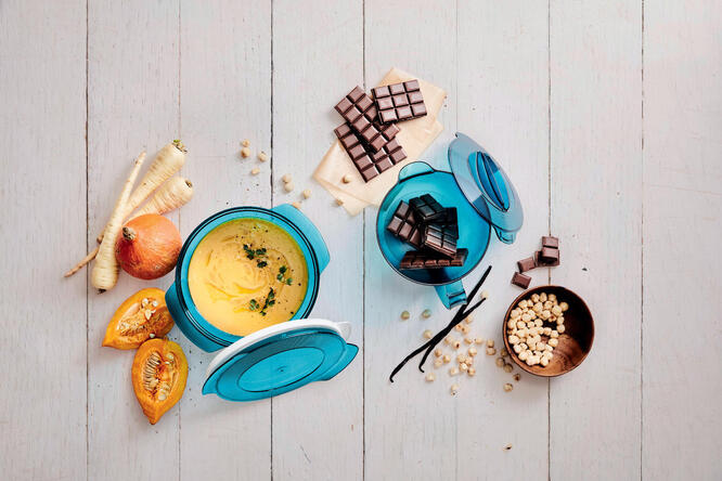 Tupperware Boccale MicroCook 1 l Mikrowellen Kanne, ideal zum Mikrowellengaren, Zubereiten und servieren von Suppen, Pudding oder Kartoffeln, Saucen,  Reis und Gemüse