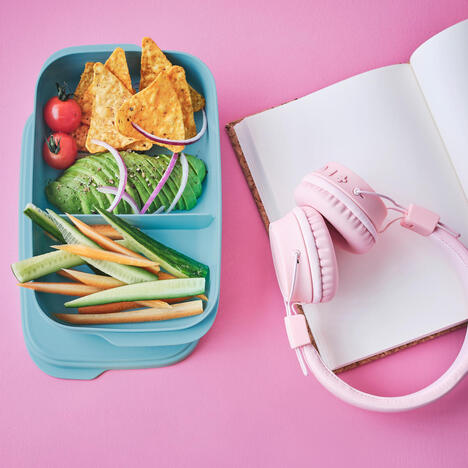 Tupperware Snacky con scompartimenti 
