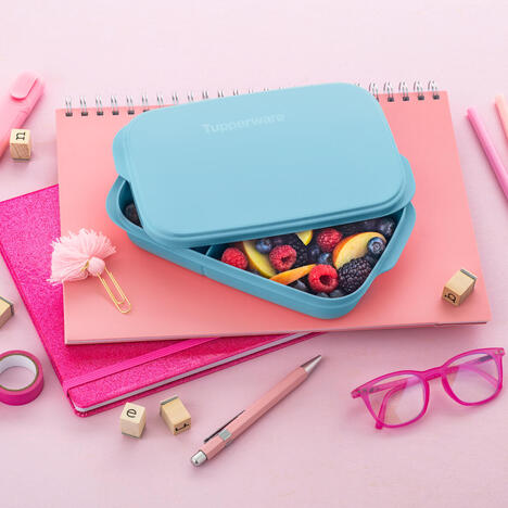 Tupperware Snacky con scompartimenti 