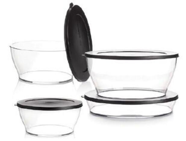 Tupperware Eco+ Clear-Schüssel-Set (4) 