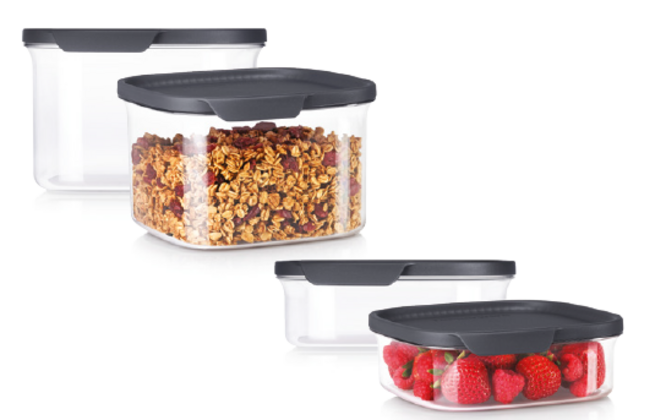 Tupperware Ultra Clear® quadrato 825 ml 