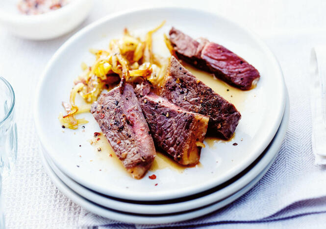 Tupperware Knobli-Senf Steaks 