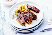 Bistecca all’aglio e mostarda