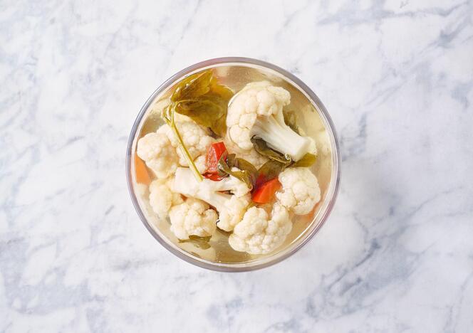 Tupperware Chou-fleur et légumes en conserve 