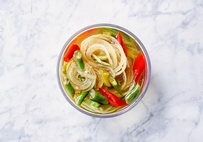 Tupperware Oignons épicés en conserve 