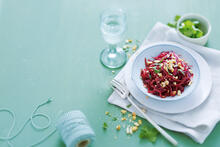 Betterave et chou rouge au gingembre