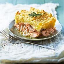 Lachs - Kartoffelgratin