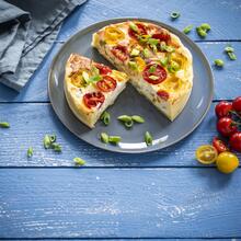 Quiche di pomodori cigliegia