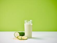 Soupe de courgette et curry végane