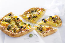 Pizza blanche