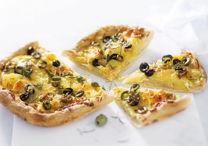 Tupperware Pizza blanche 
