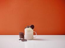 Milkshake Oreo e panna