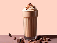 Milkshake al cacao e burro di arachidi