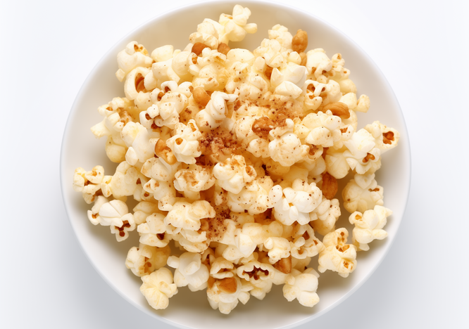 Tupperware Popcorns au chocolat blanc et noisettes 