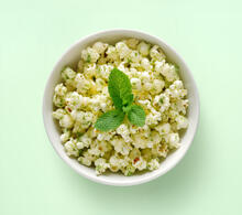 Popcorn virgin mojito