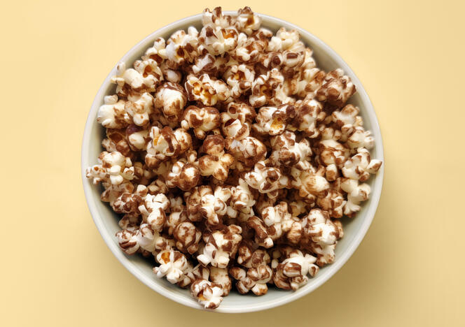 Tupperware Popcorns au chocolat 