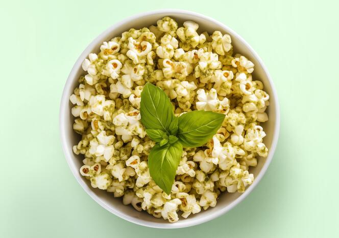 Tupperware Popcorns au pesto 