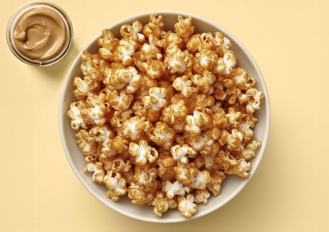 Tupperware Popcorns au caramel 