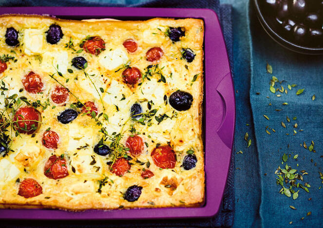 Tupperware Quiche méditerranéenne sans pâte 