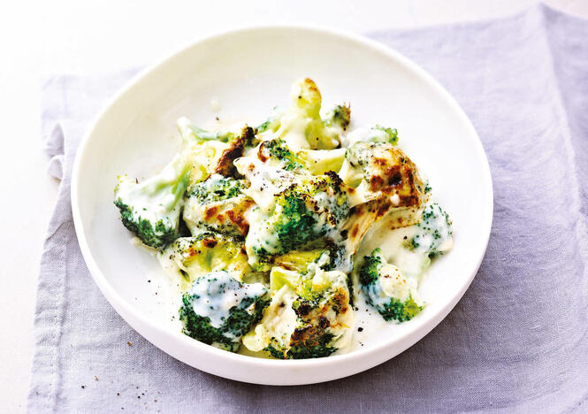 Tupperware Gratin di broccoli e panna al parmigiano 