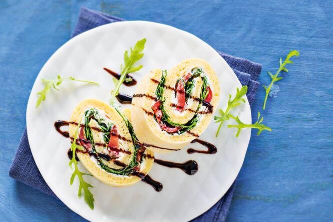 Tupperware Roulade tomate & roquette 
